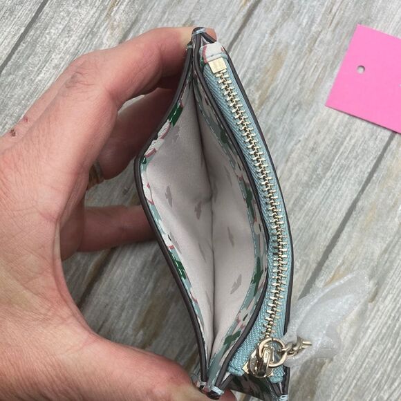 Kate Spade Laurel Way Floral Bitsy Card Holder Bag Purse Wallet - Picture 5 of 5